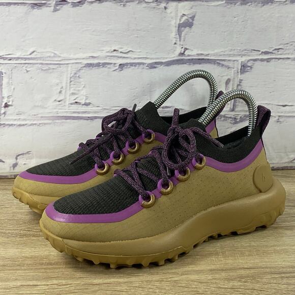 Allbirds Trail Runner SWT Running Shoes Women's 5 Hazy Beige Purple Sneakers NEW - Picture 3 of 8
